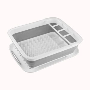 מתקן לייבוש כלים מתקפל כולל מגש 1