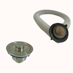 3 סיפון ונטיל נירוסטה עם צינור 1