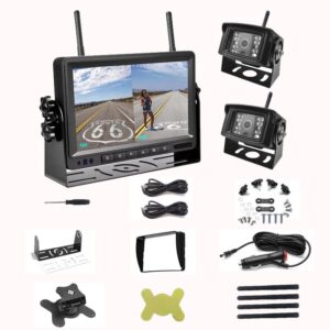 מצלמה אנלוגית קדמית ואחורית 7 אינץ 1