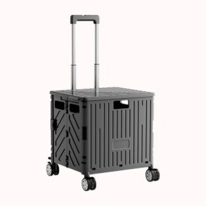 עגלת קניות ארגז מתקפל על גלגלים 1