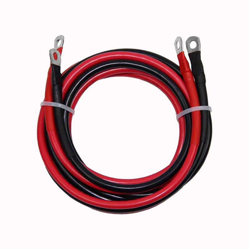 כבל מצבר 2 מטר 25 ממ שחור ואדום 1