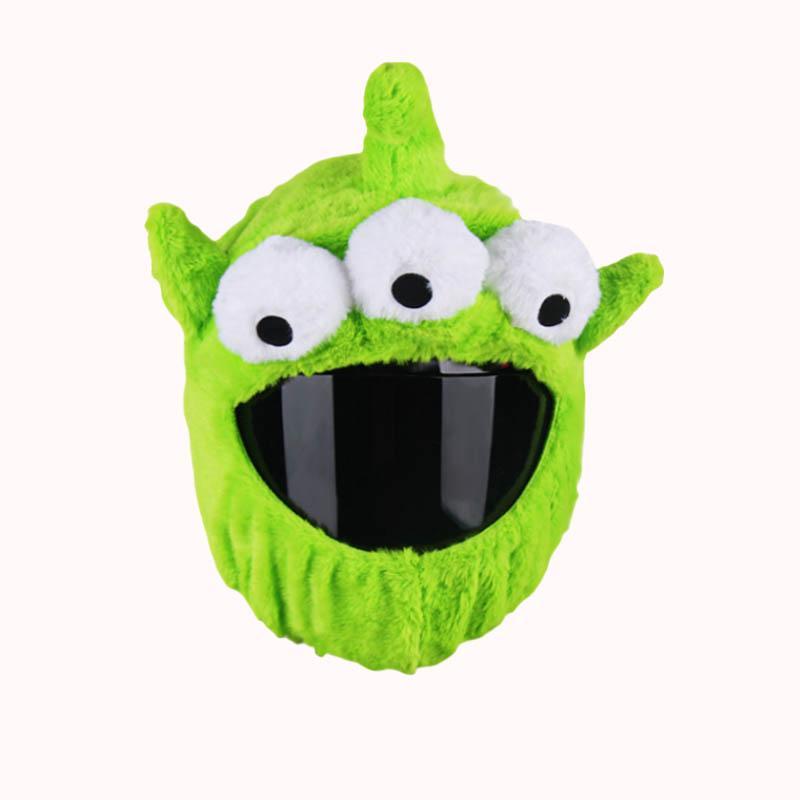 כיסוי פרוותי לקסדת אופנוע - חייזרים 1