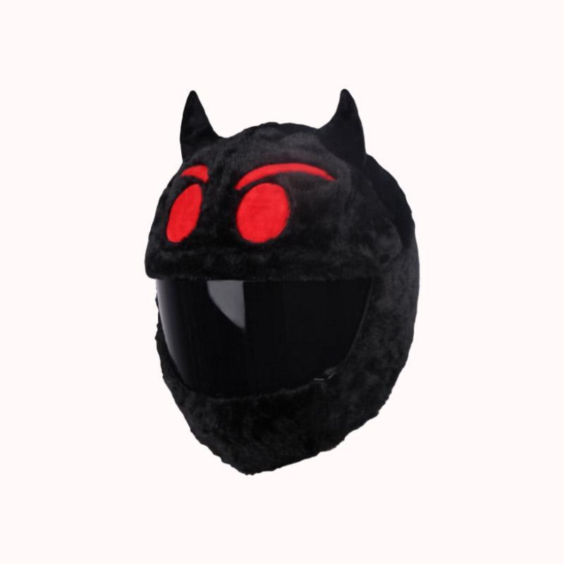 כיסוי פרוותי לקסדת אופנוע - שדון קטן 1