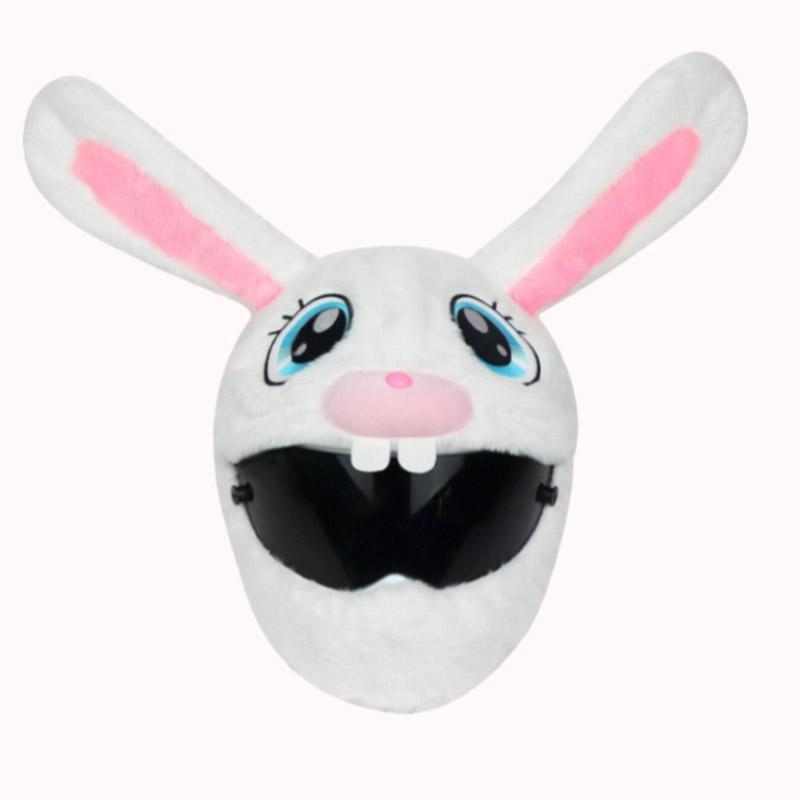 כיסוי פרוותי לקסדת אופנוע - ארנבת 1