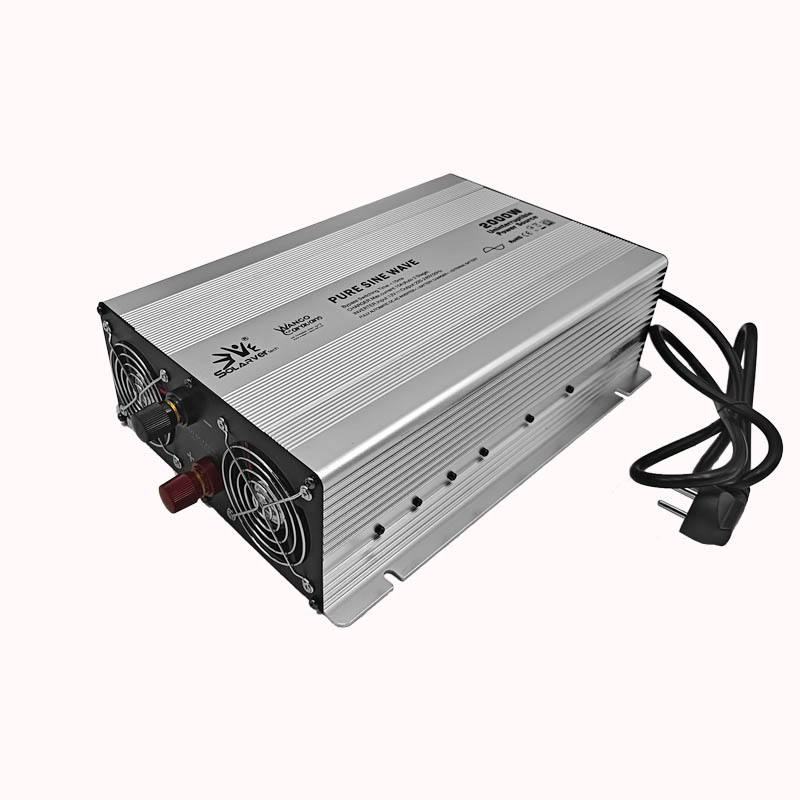 ממיר מתח24 וולט סינוס טהור 2000 כולל מטען עם שלט חצוני 1