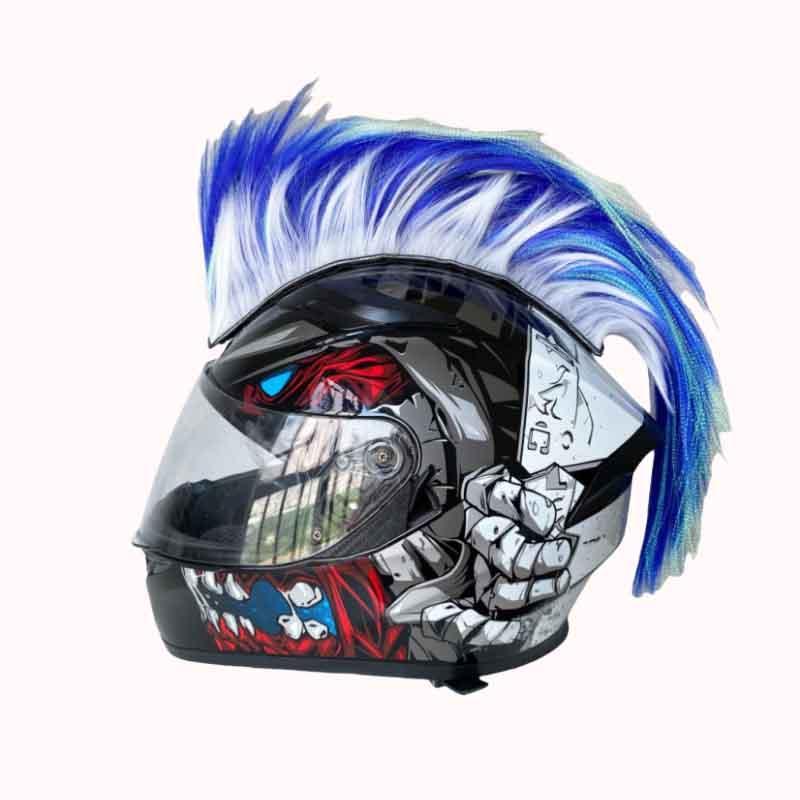 קסדה(מוהיקן פאנק לקסדה) - כחולה 1